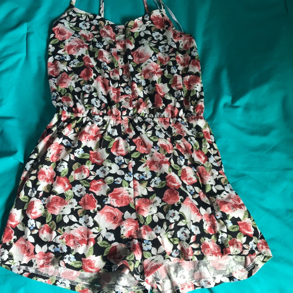 Papaya Floral romper